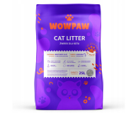 WowPaw Żwirek bentonitowy lawendowy 25l - 1361293 - zdjęcie 1